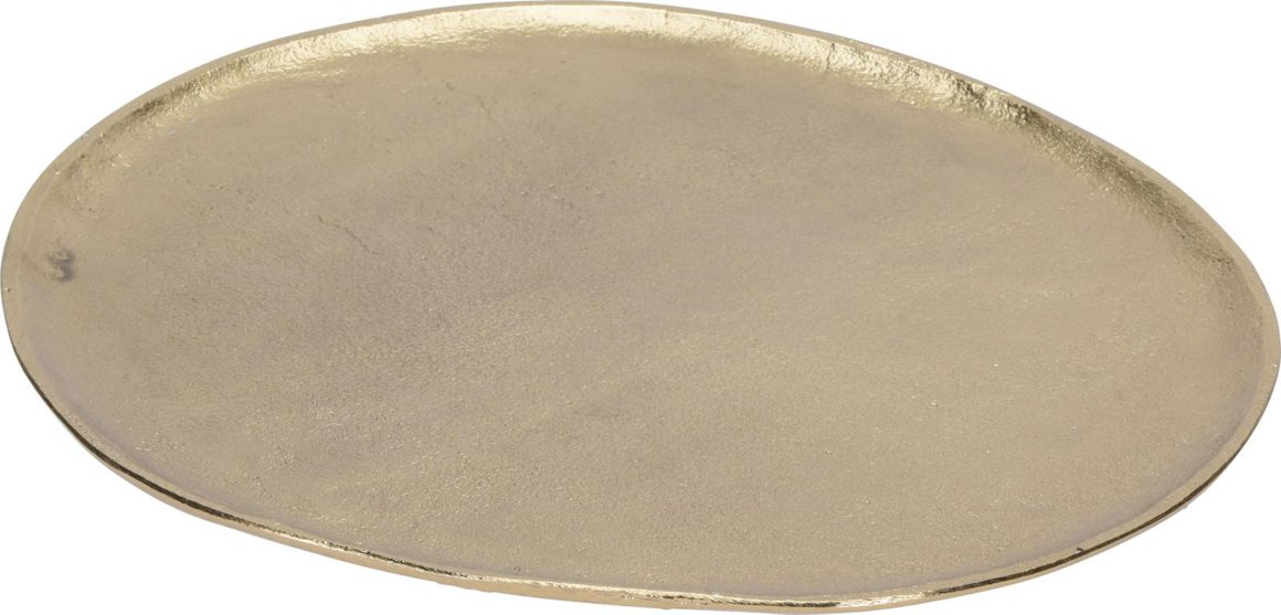 Image of Diskur metal oval 30cm gold 