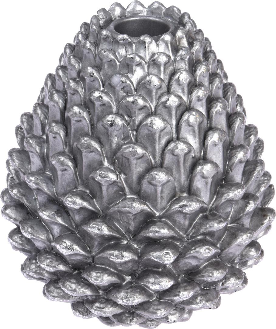 Image of Kertastjaki köngull silver