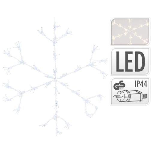 Image of Stjarna 60cm 216ljósa vír/dúskar warm white