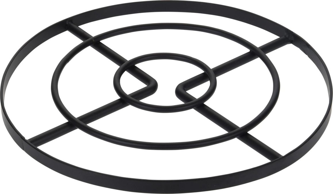 Image of Hitaplatti Ø: 23cm metal black