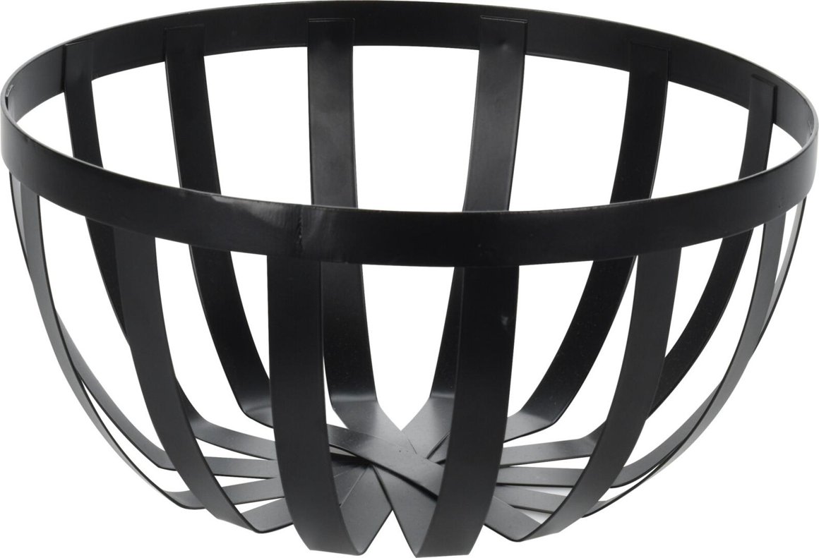 Image of Karfa kringlótt metal black 