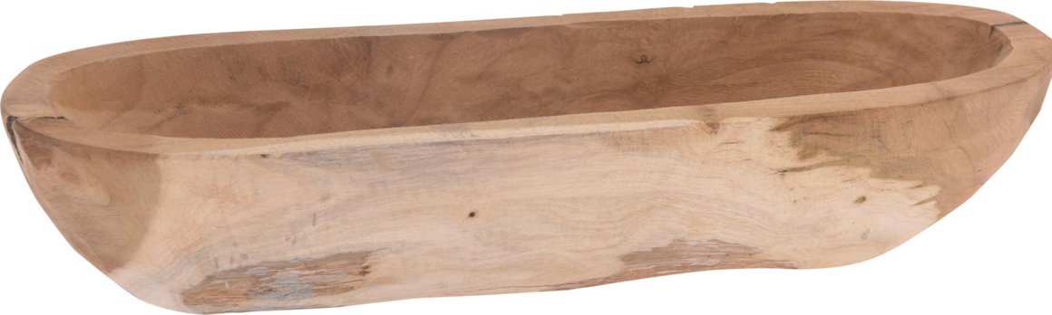 Image of Skál bátur 40x11x7cm root wood