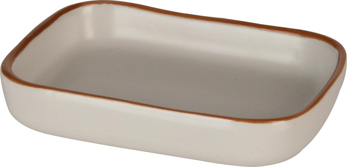 Image of Fat ofnfast 13x9,5cm stoneware white