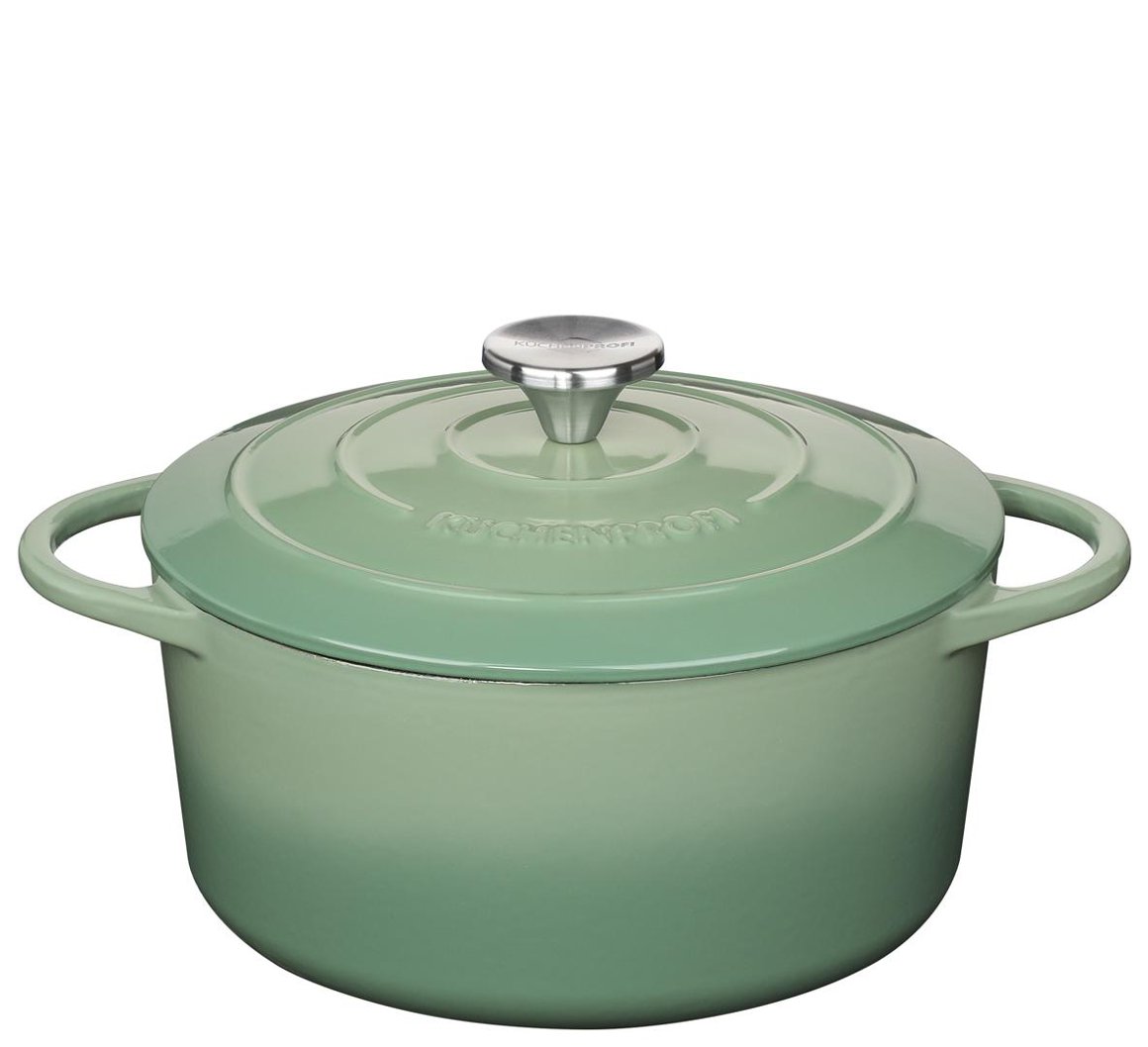 Image of Kuchenprofi Pottur steypujárn 24cm Jade grænn