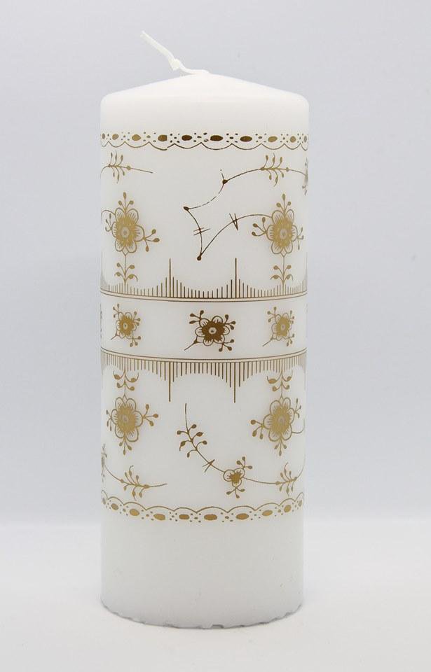 Image of Kunst Kerti 7x18cm Gull fluted