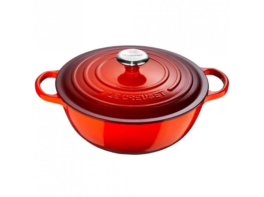 Le Creuset Steypujárnspottur 32cm Cerise