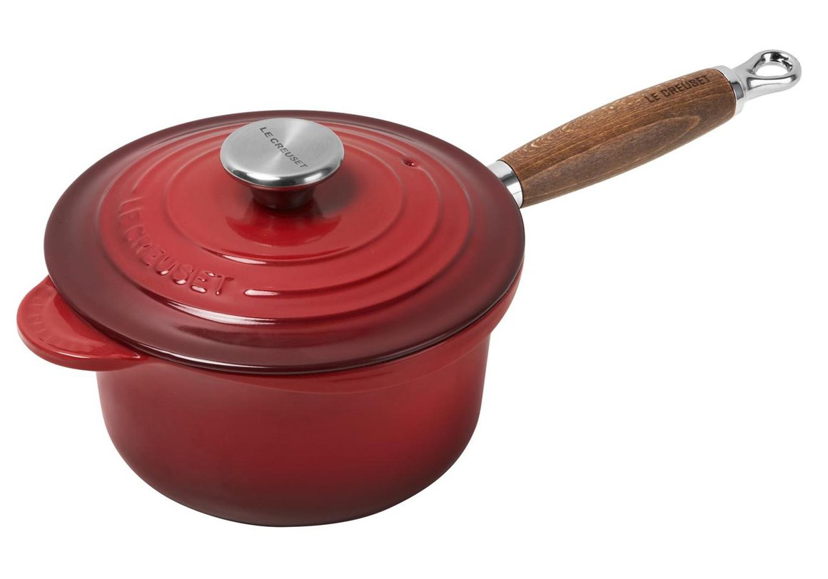 Image of Le Creuset Skaftpottur 18cm Cerise