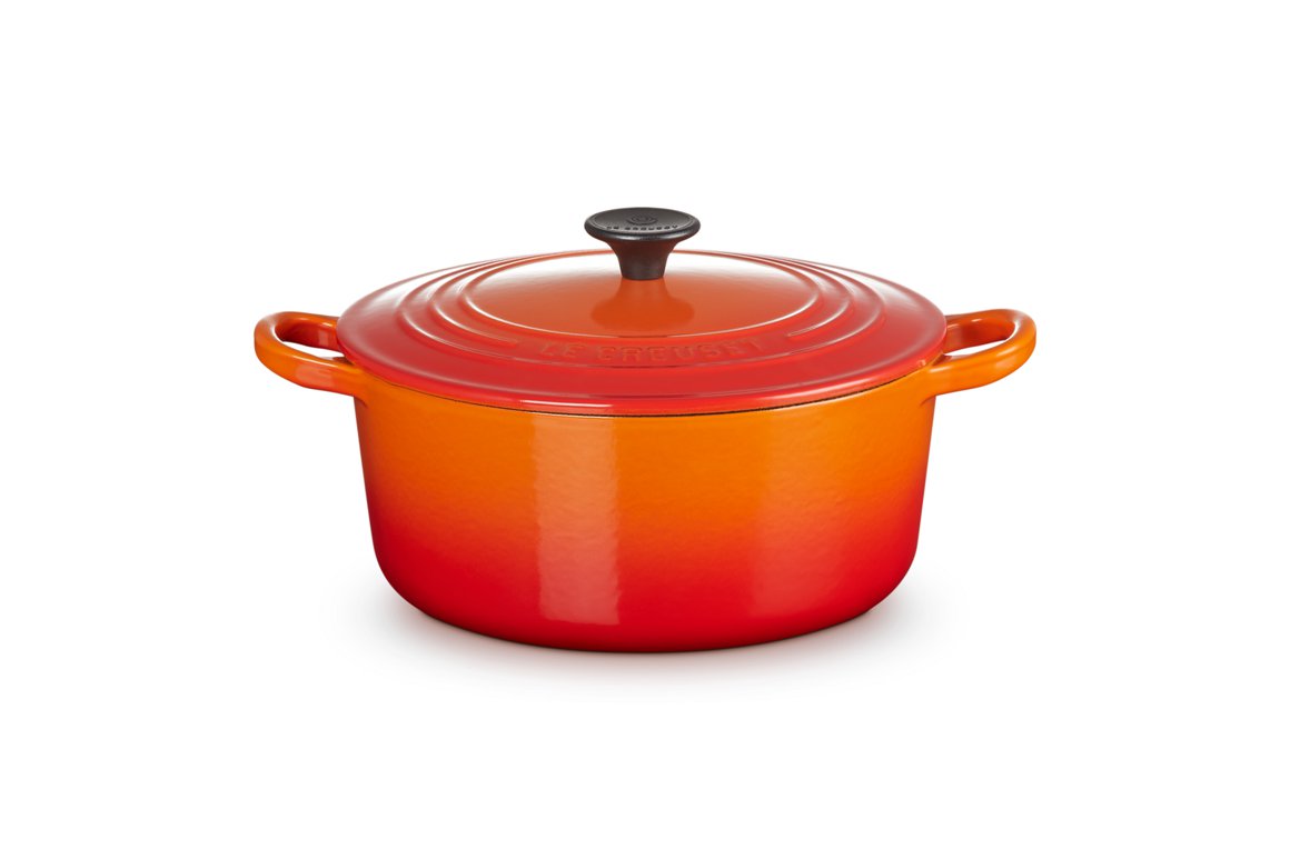 Image of Le Creuset Steypujárnspottur 22 cm Volcanic