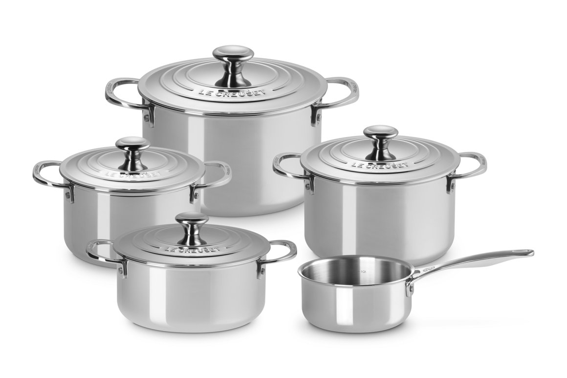 Image of Le Creuset Pottasett stál 5stk