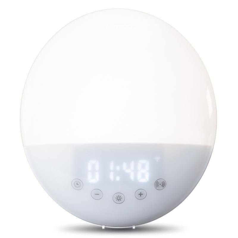Image of Lenco Smart Wake up light með FM útvarpi og vekjaraklukku