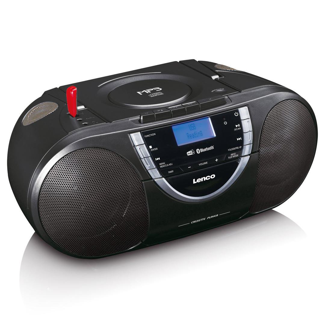Lenco Ferðatæki m/CD Cass, BT MP3