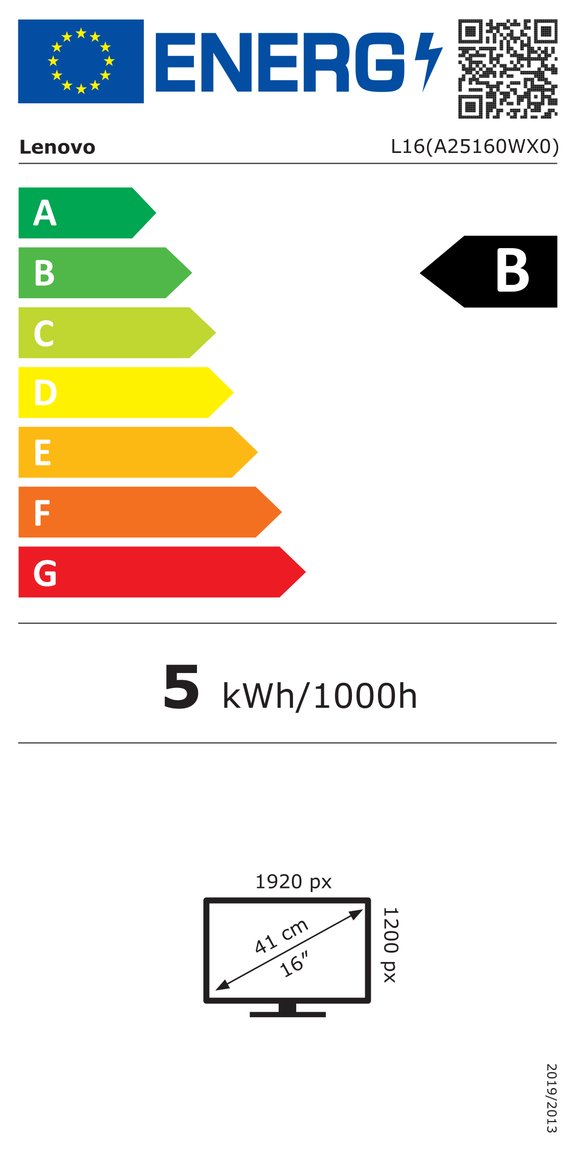 Product's Energy label