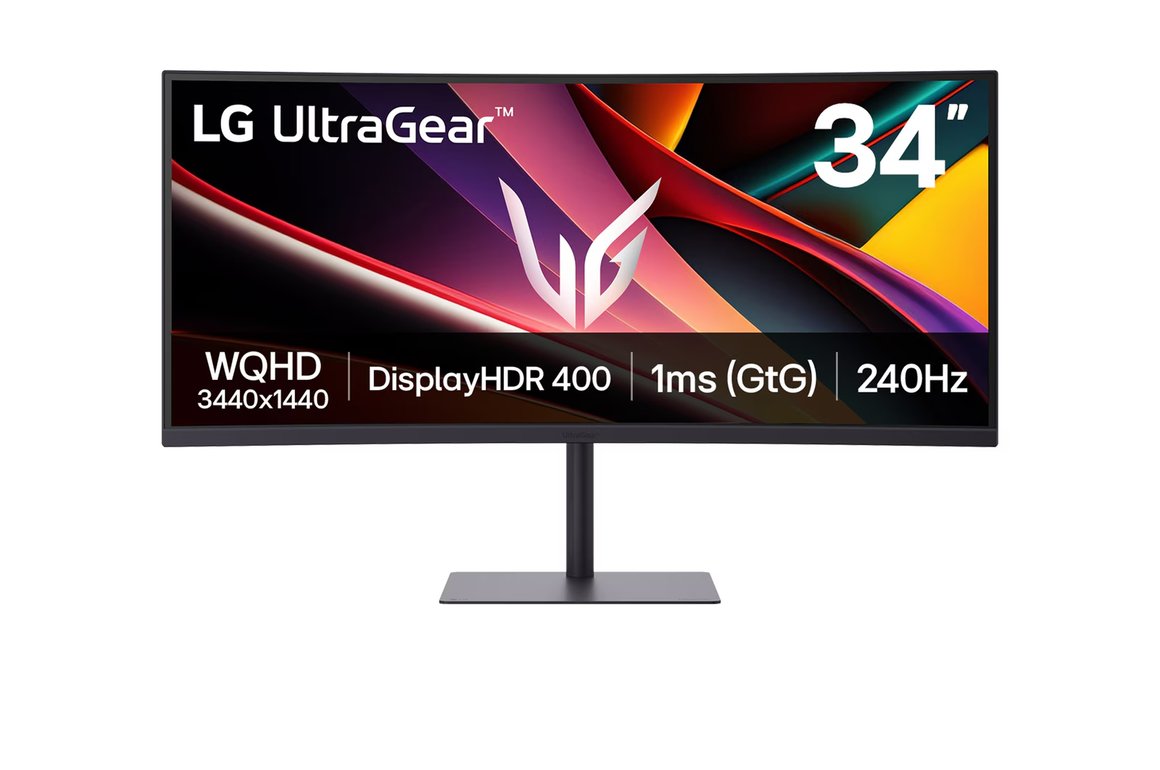Image of LG 34" UltraGear G6 240Hz Curved 21:9 skjár