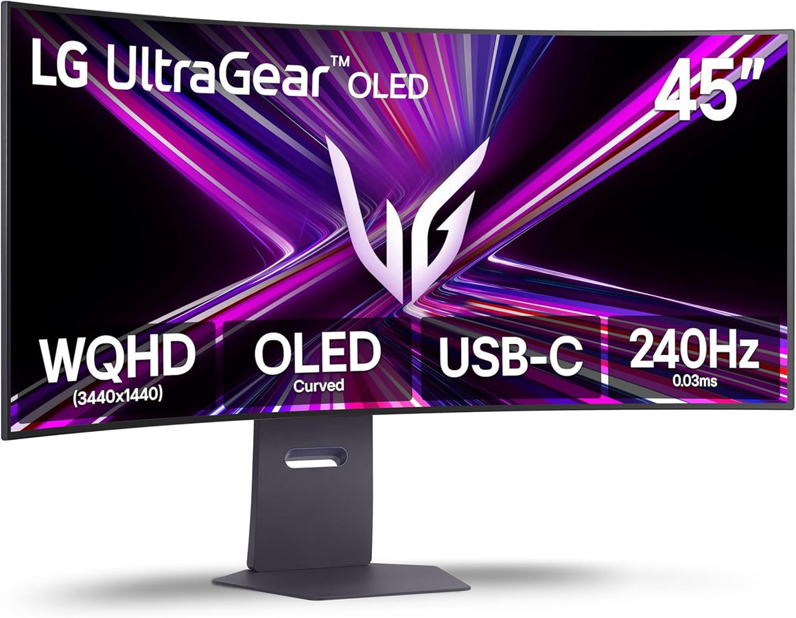 Image of LG 45" UltraGear WOLED WQHD 240Hz leikjaskjár