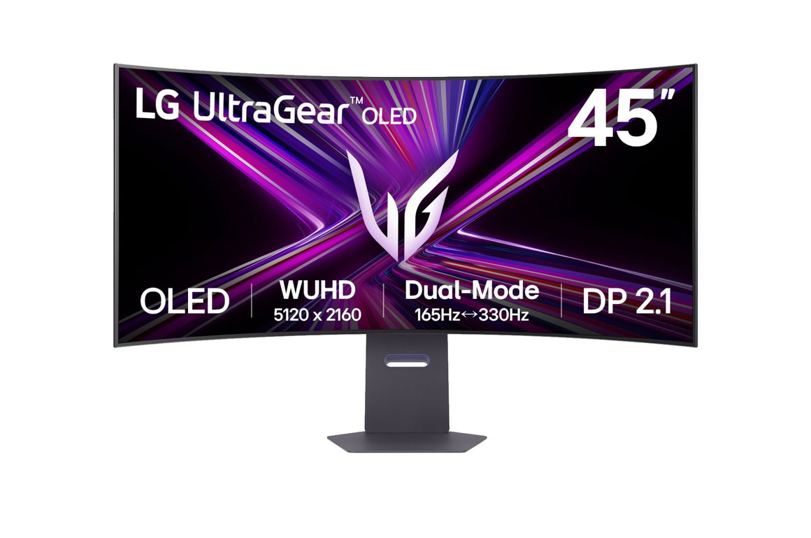 Image of LG 45" UltraGear OLED 5K2K Dual Mode leikjaskjár