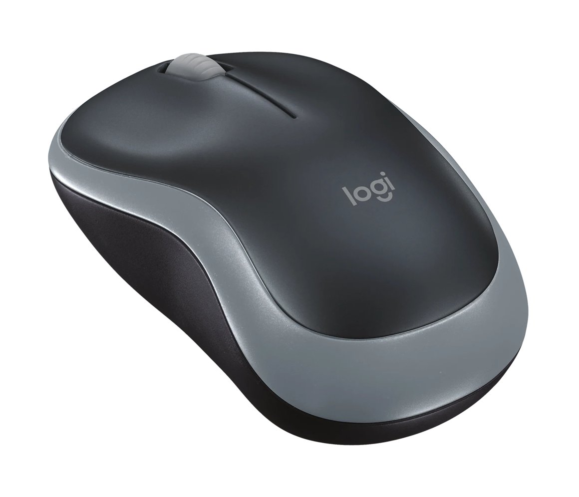 Logitech M185 grá þráðlaus optical mús