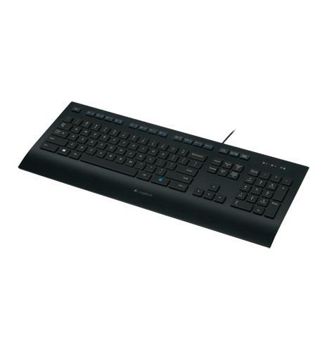 Logitech K280e lyklaborð svart USB