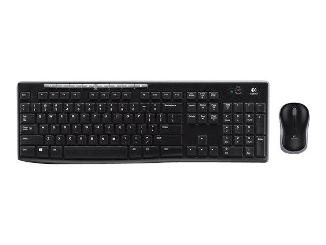 Logitech MK270 þráðl. lyklaborð og mús, pan nordic