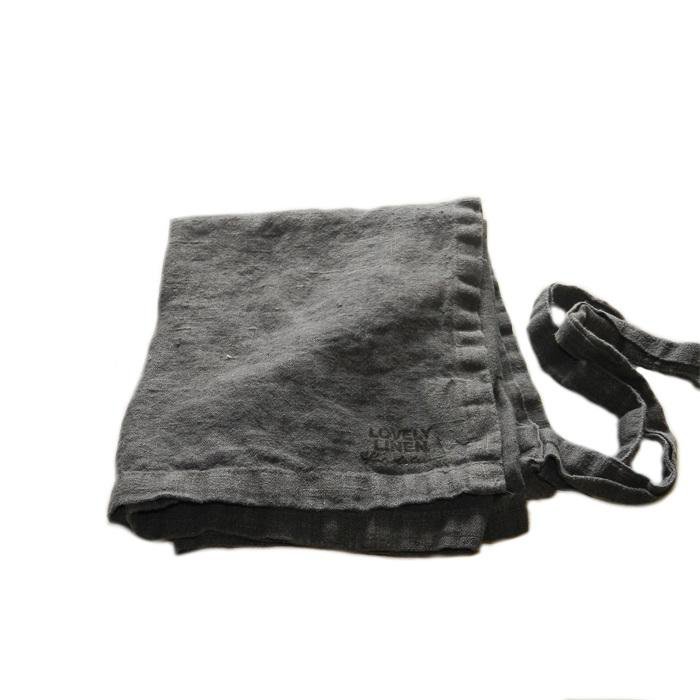 Lovely Linen Svunta stutt dark grey