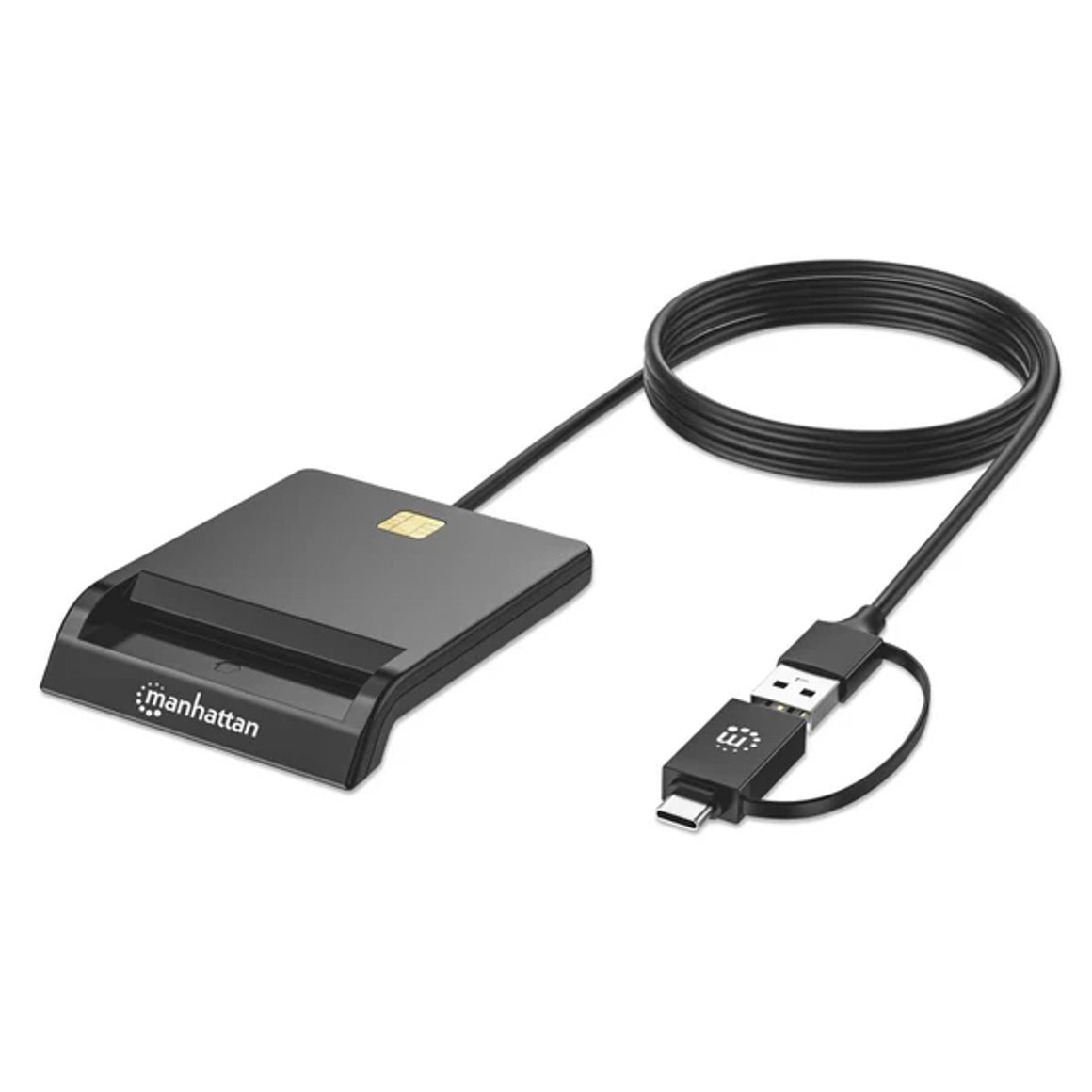 Manhattan Kortalesari fyrir rafræn skilríki, USB og USB-C