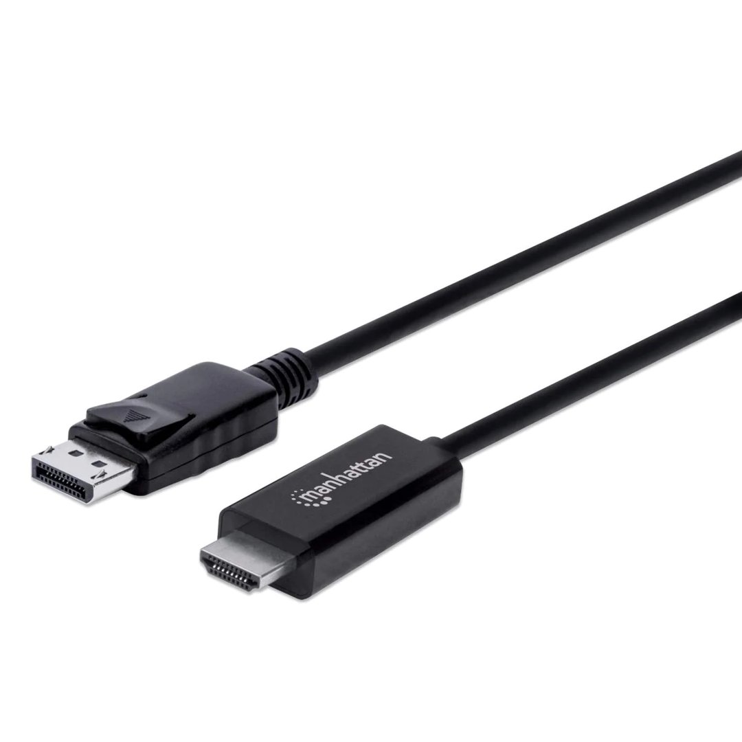 Manhattan DisplayPort í HDMI kapall 3m 4K@60Hz