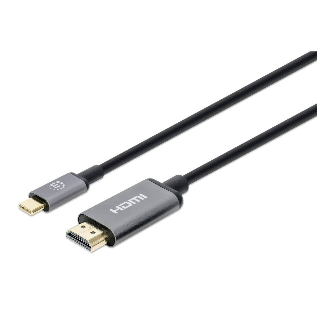 Manhattan USB-C í HDMI snúra 2m 4K@60Hz