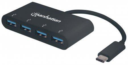Manhattan USB-C í 4xUSB3 fjöltengi