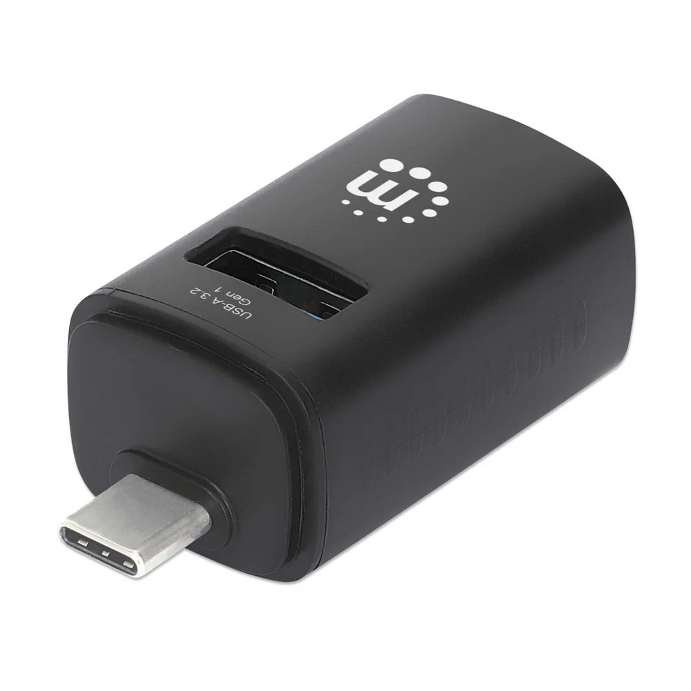 Manhattan USB-C mini fjöltengi með 3x USB-A