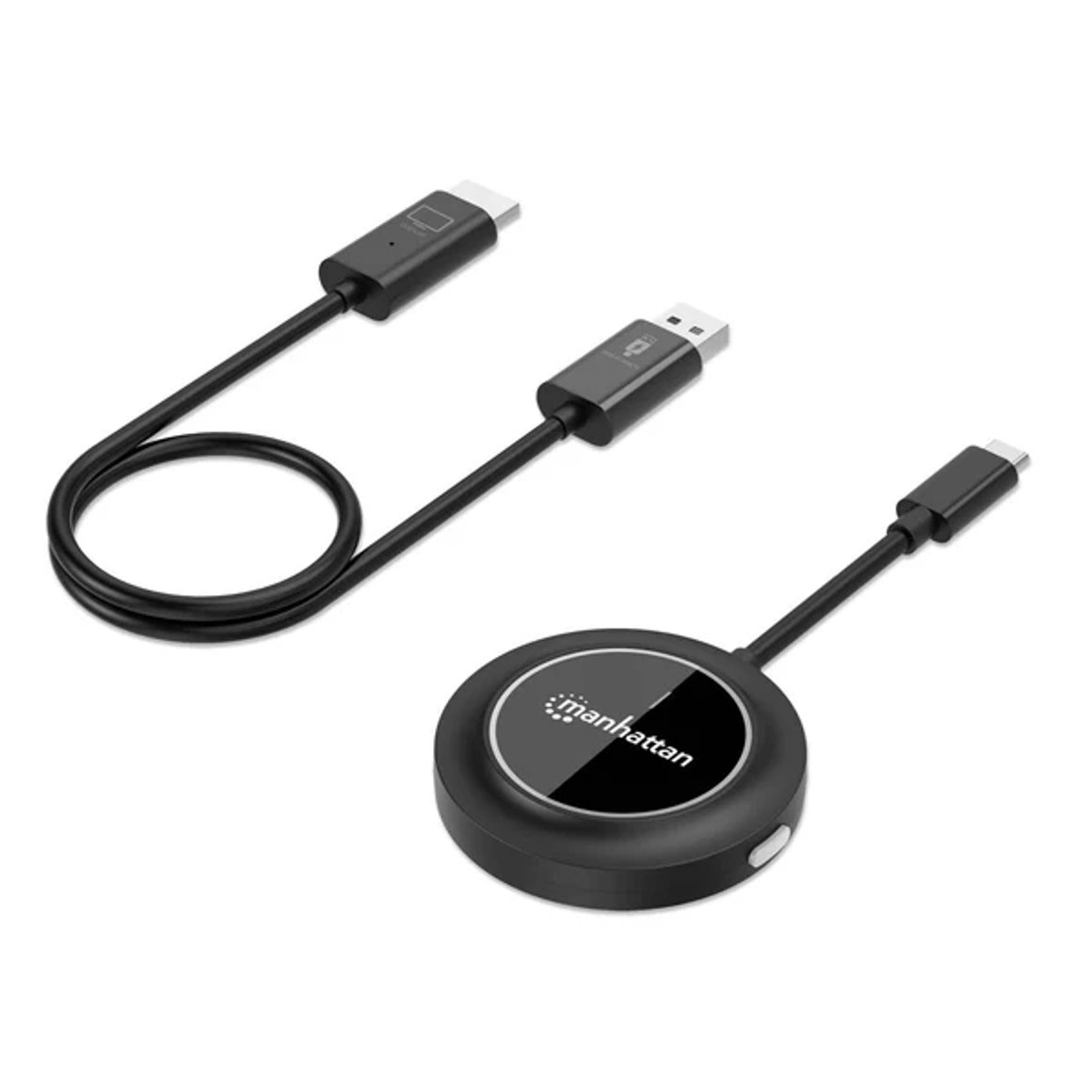 Image of Manhattan Þráðlaus HDMI tenging við skjá með USB-C sendi