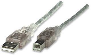 Manhattan USB2 A-B kapall 5m