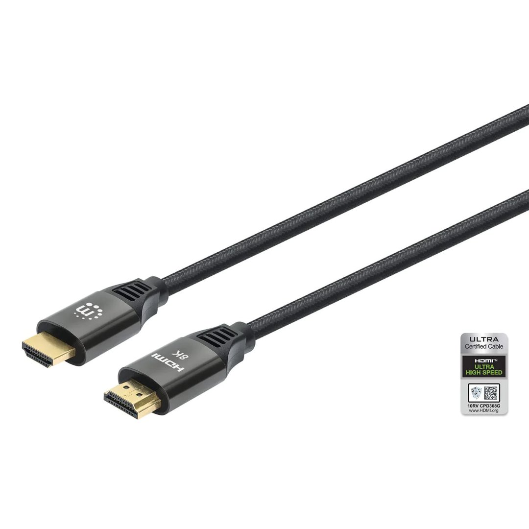 Manhattan HDMI kapall 3m 8K@60Hz, ofinn