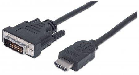Manhattan HDMI í DVI kapall 1.8m