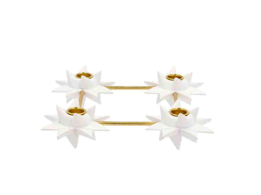 Image of Medusa Kertastjaki aðventu Starlight white/gold