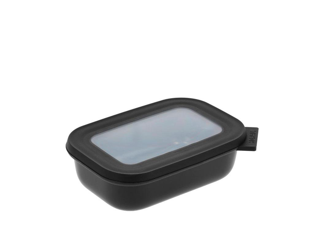 Image of Mepal Cirqula skál m/loki 500ml ferköntuð nordic black