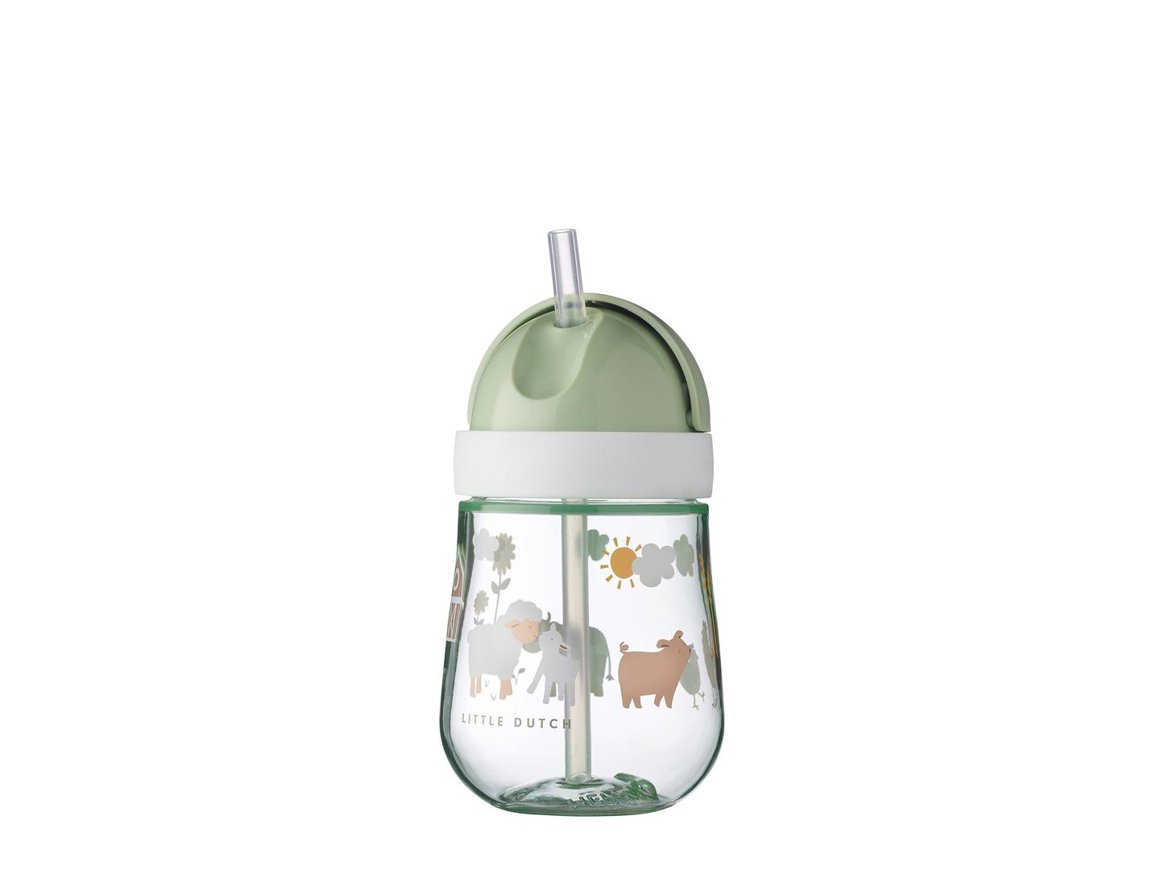 Mepal Mio drykkjarkanna m.röri 300ml Little Farm