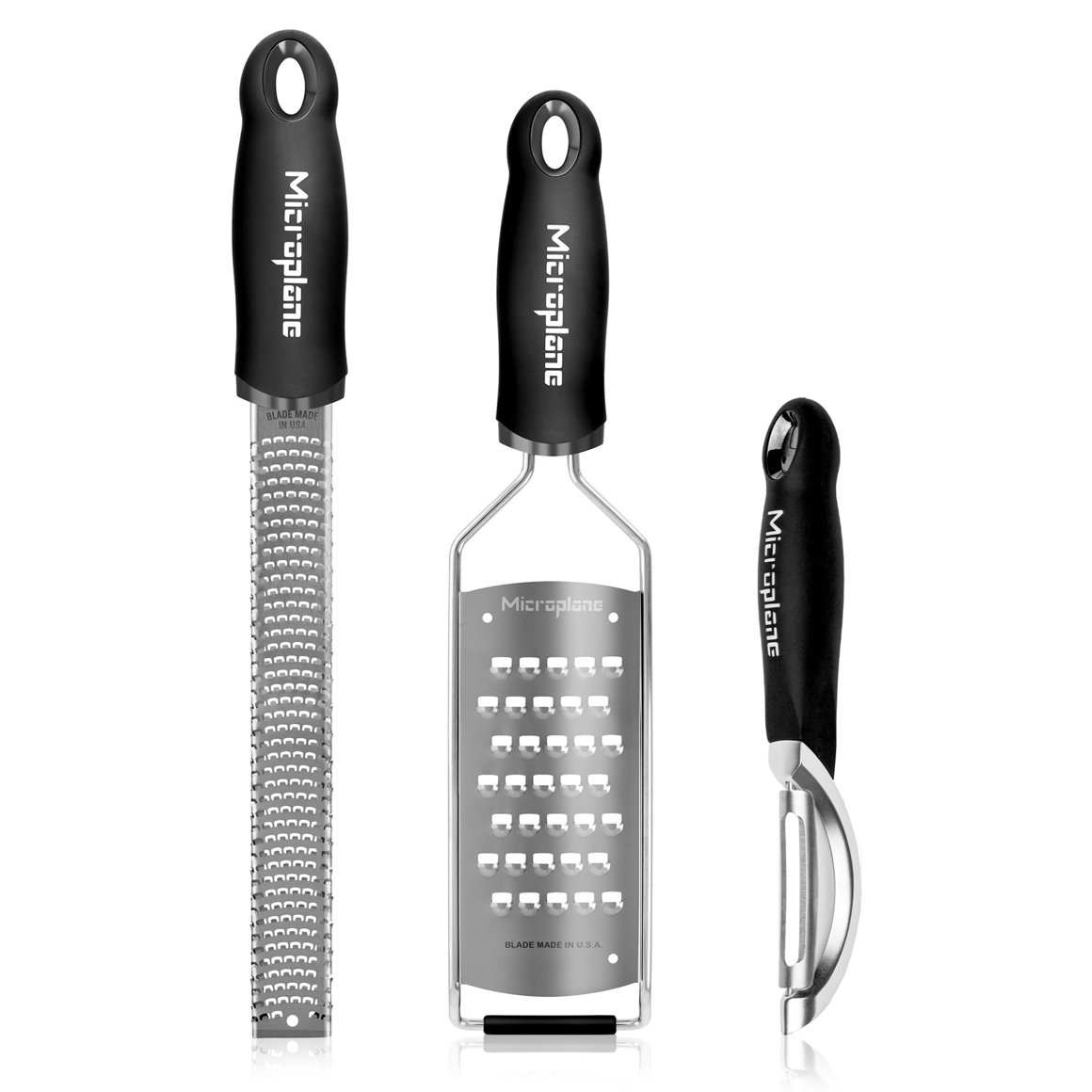 Microplane Gourmet Sett með 3 stykkjum