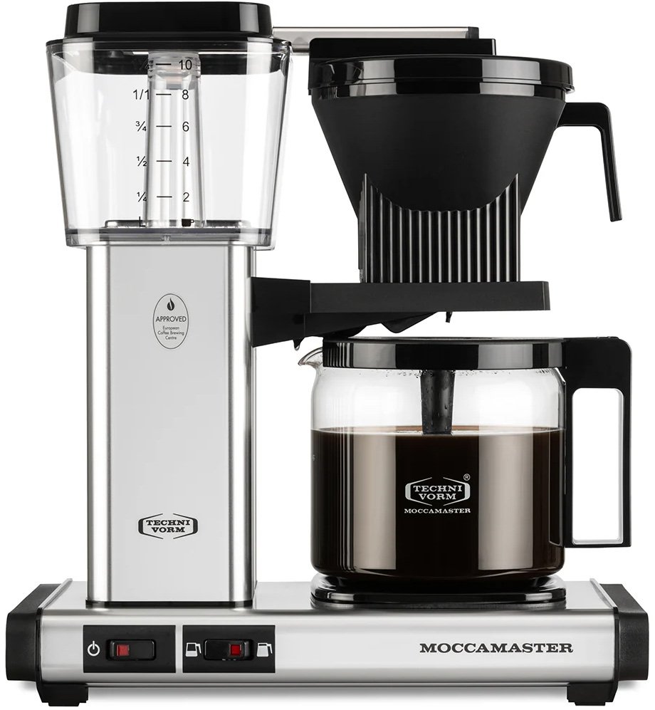 Image of Moccamaster Optio kaffivél silfur