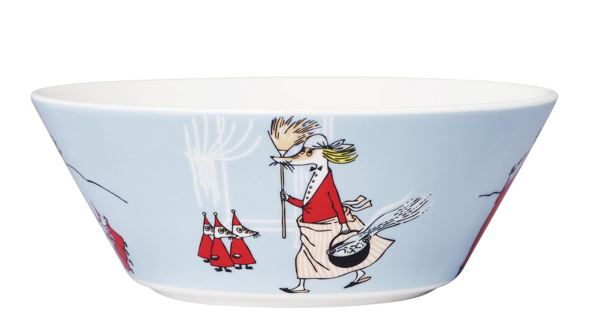 Moomin Skál 15cm djúp FILLYFJONK GREY
