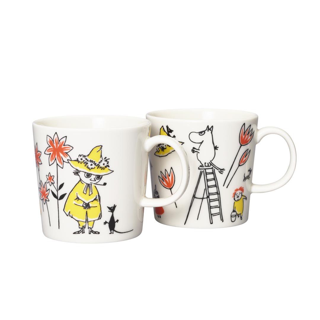 Moomin Krús 0,3ltr ABC 2stk sett Rauði krossinn