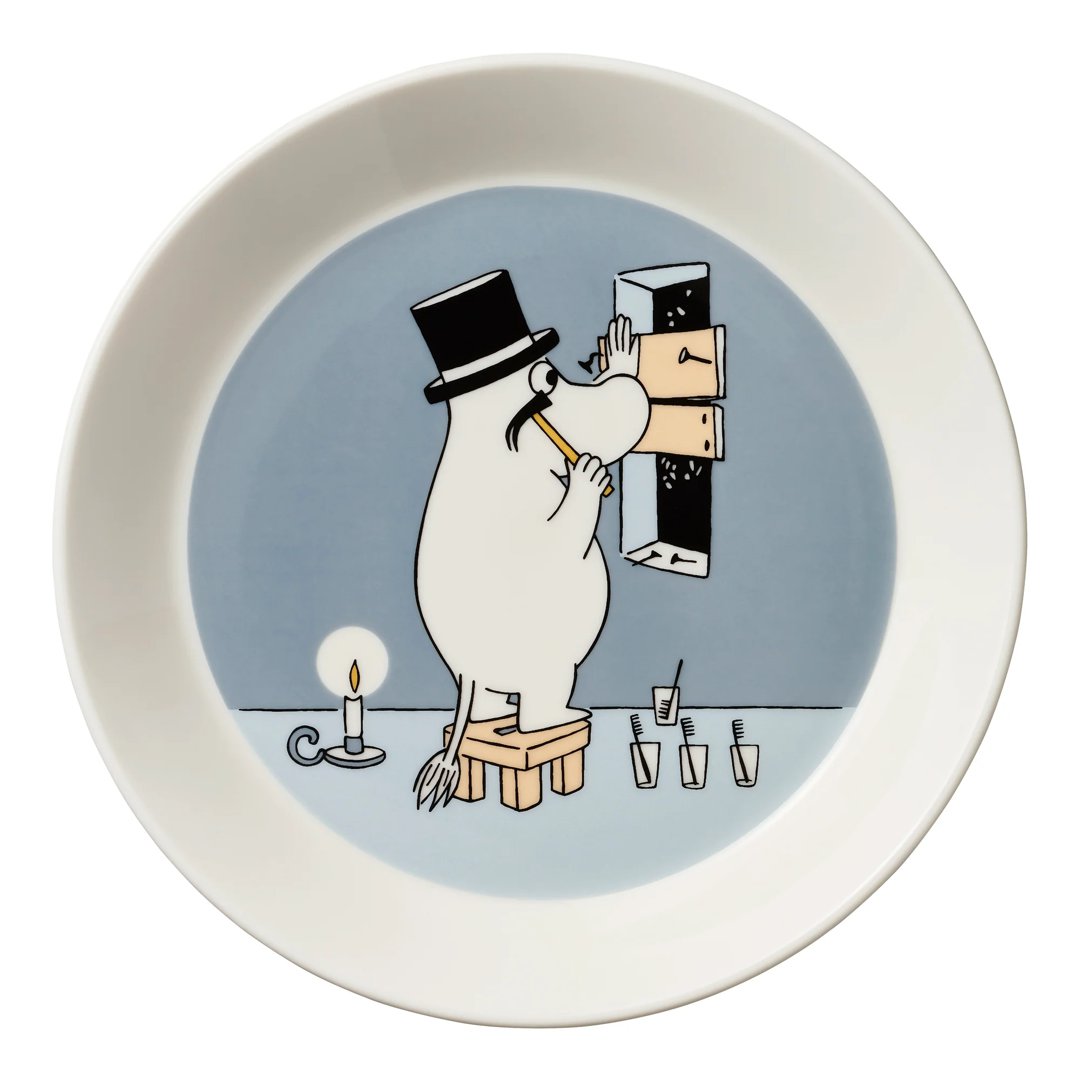 Moomin Diskur 19cm MOOMINPAPPA GREY