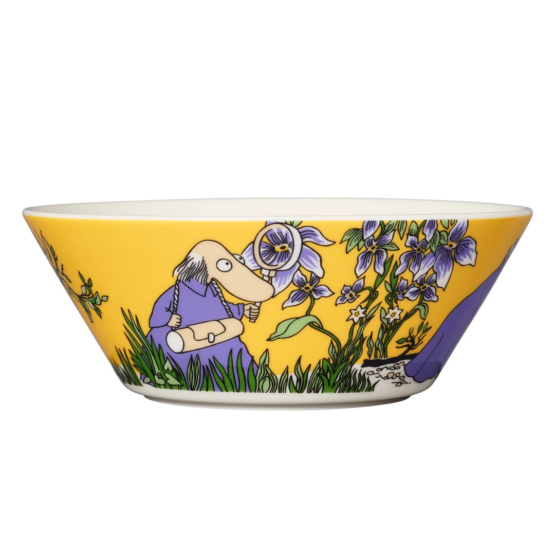 Moomin Skál 15cm djúp HEMULEN YELLOW