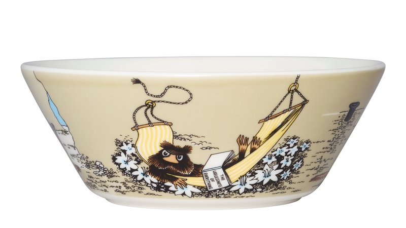 Moomin Skál 15cm djúp MUSKRAT BEIGE