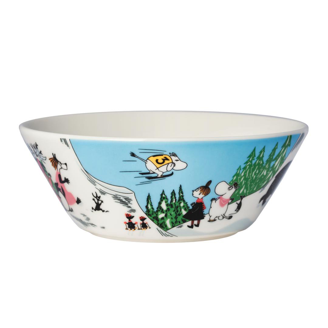 Moomin Skál 15cm djúp Ski jumping