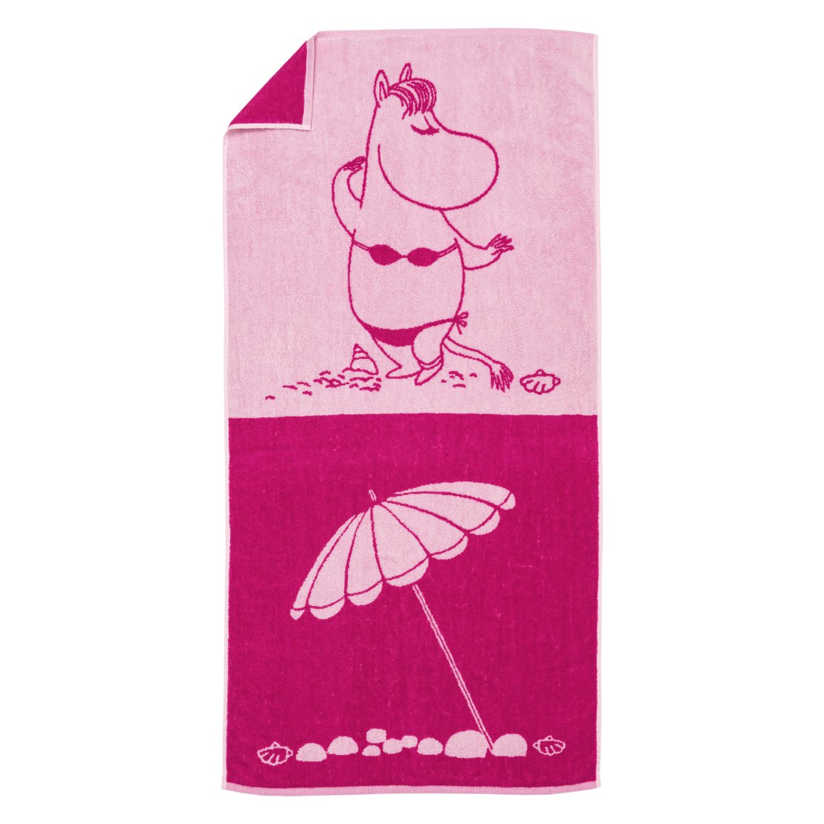 Moomin Handklæði 70x140cm Snorkmaiden pink