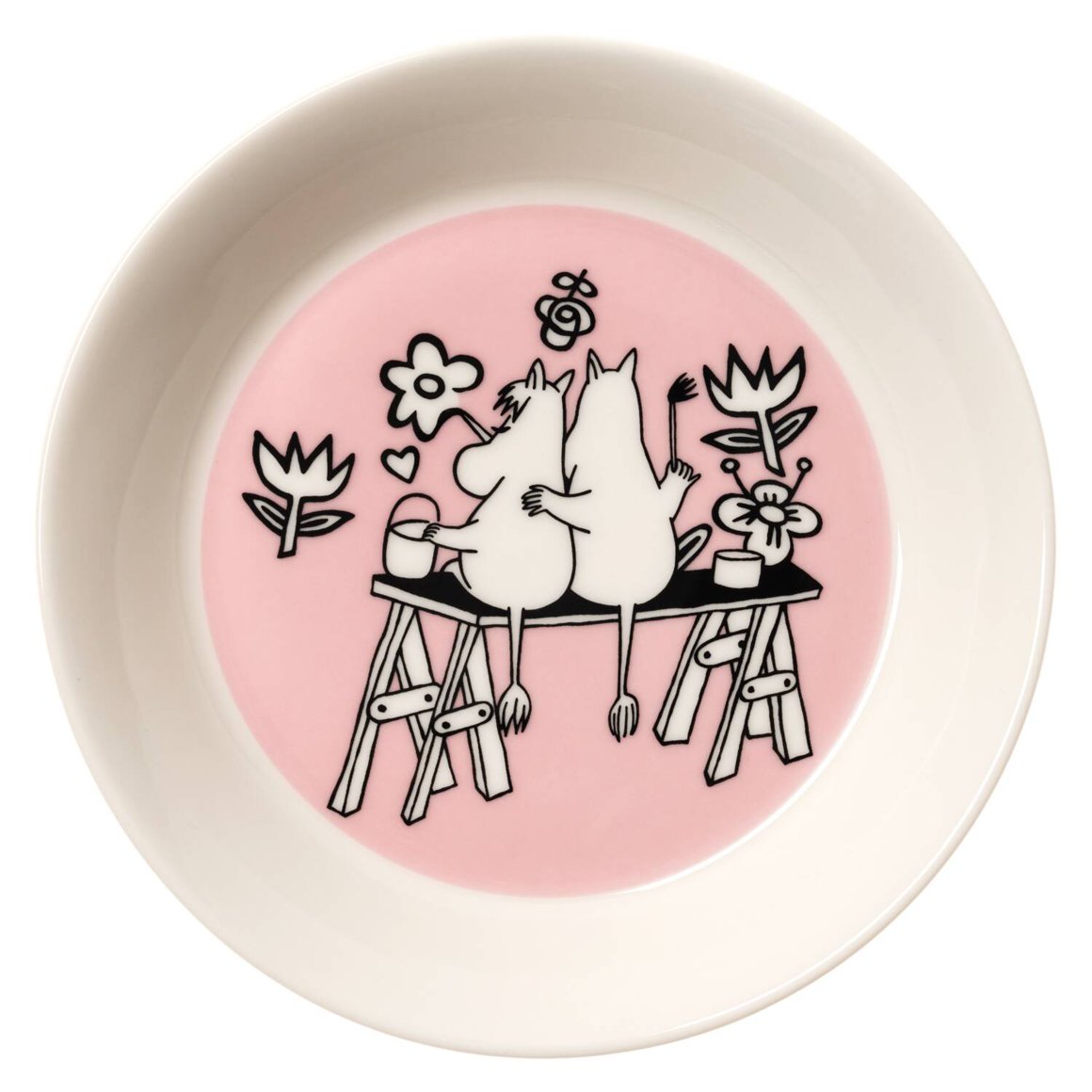 Image of Moomin Diskur 15cm LOVE 30 ára afmælisútgáfa