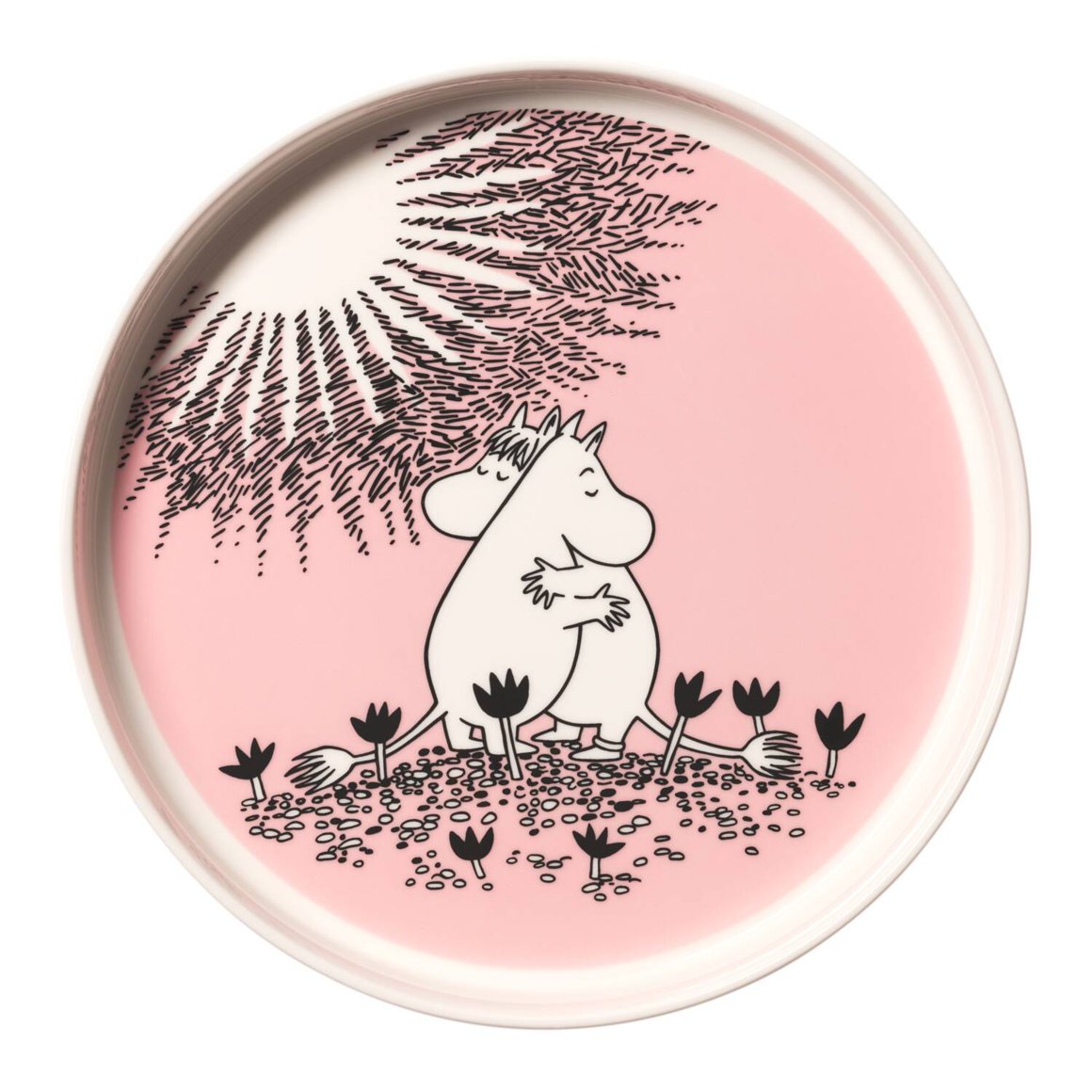Image of Moomin Diskur paj/böku 28cm LOVE 30 ára afmælisútgáfa