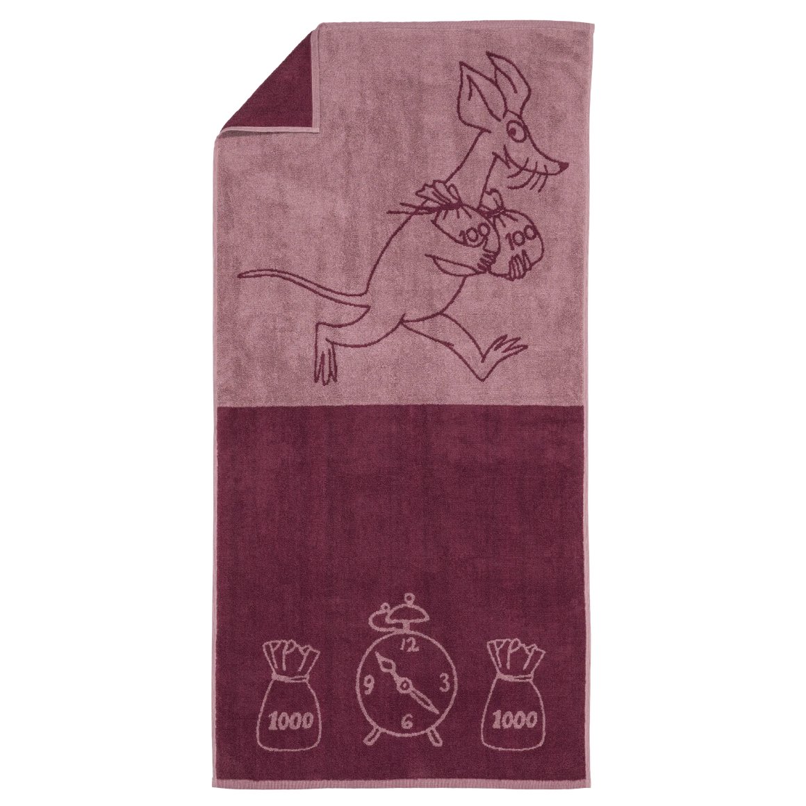 Image of Moomin Handklæði 70x140cm Sniff mauve