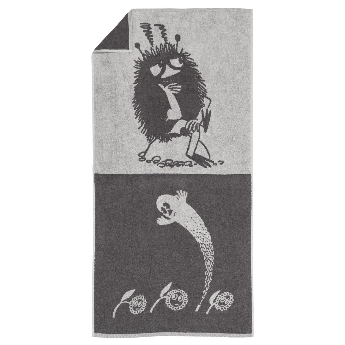 Moomin Handklæði 70x140cm Stinky grey
