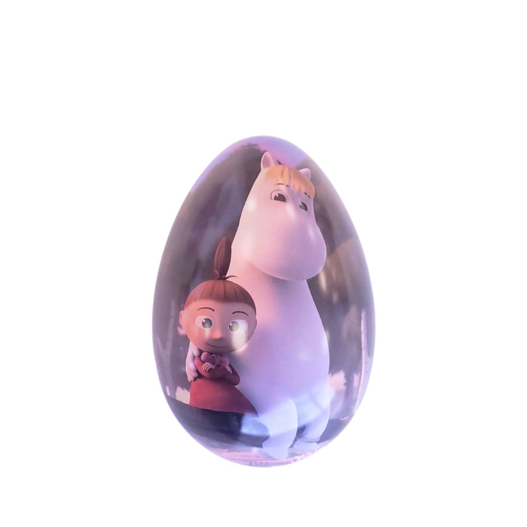 Moomin Páskaegg Snorkstelpan og Mía litla 15 cm