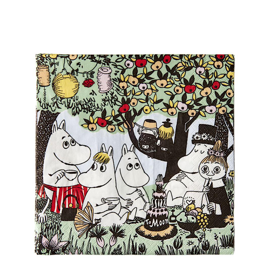 Moomin Servíettur 33cm 20stk, Veisla